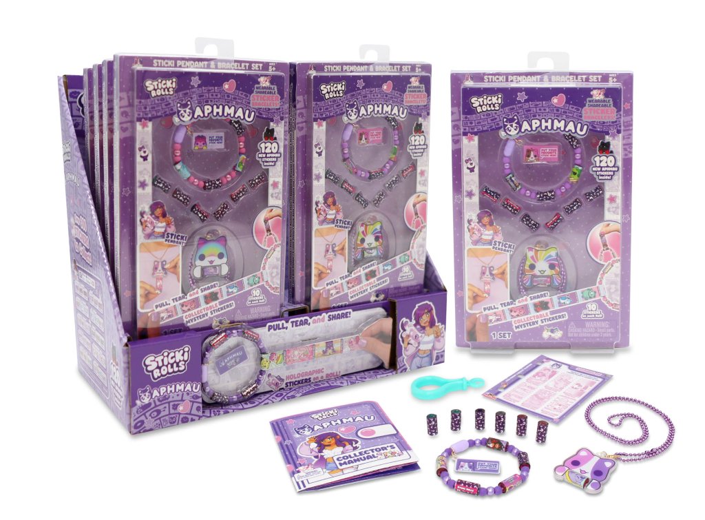 Sticki Rolls x Aphmau Pendant & Bracelet Set β Limited Edition Collectible Fun Sticki Rolls x Aphmau Pendant & Bracelet Set β Limited Edition Collectible Fun